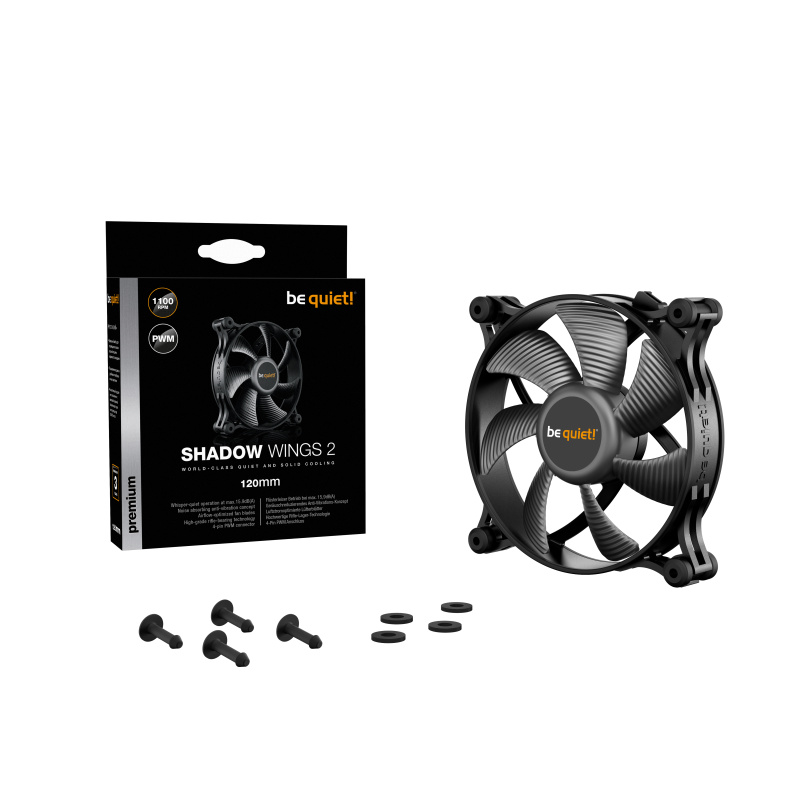 be quiet! Shadow Wings 2 120 mm PWM | Ventilateur PC