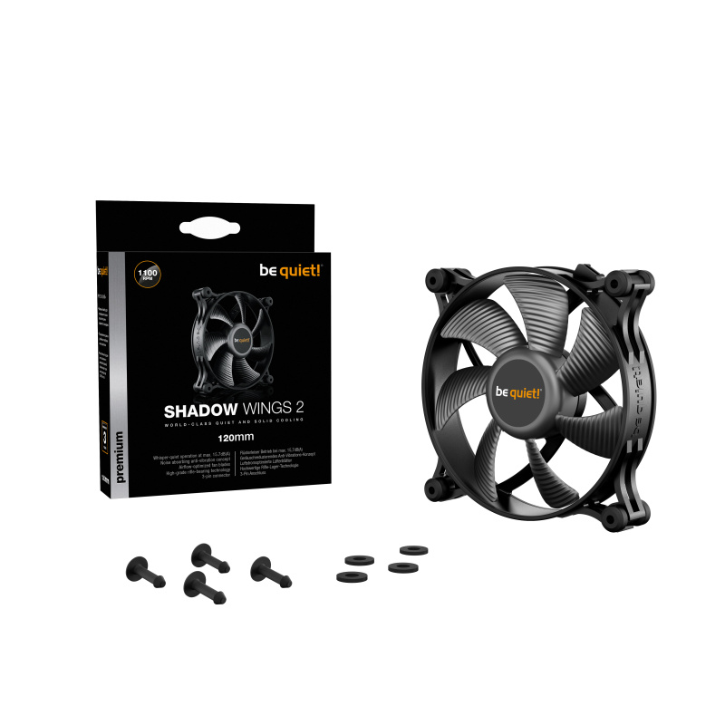 be quiet! Shadow Wings 2 120 mm | Ventilateur PC