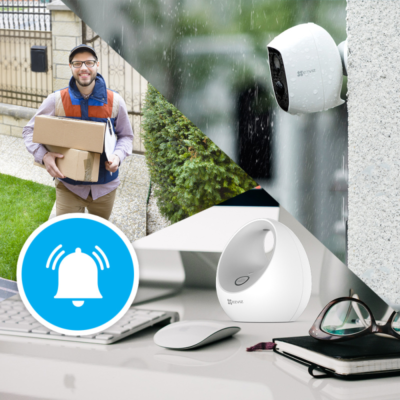 EZVIZ C3A Caméra de sécurité IP Intérieure et extérieure 1920 x 1080 pixels Mur