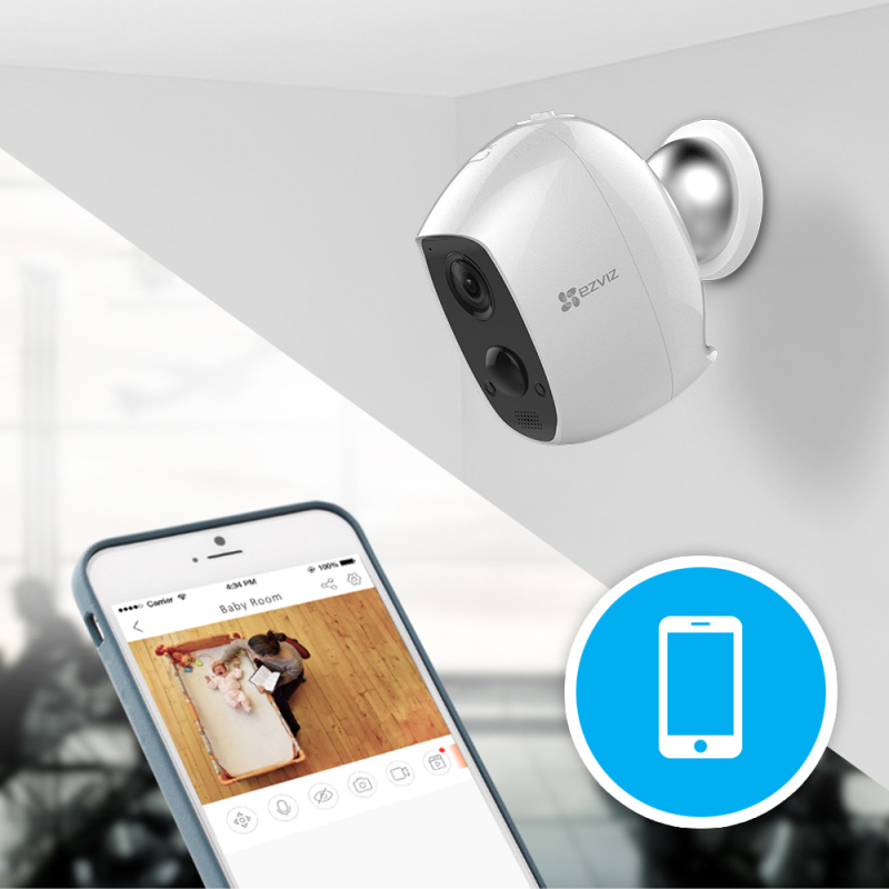 EZVIZ C3A Caméra de sécurité IP Intérieure et extérieure 1920 x 1080 pixels Mur