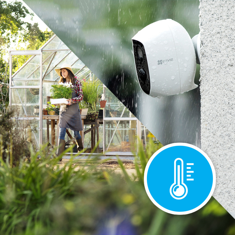 EZVIZ C3A Caméra de sécurité IP Intérieure et extérieure 1920 x 1080 pixels Mur
