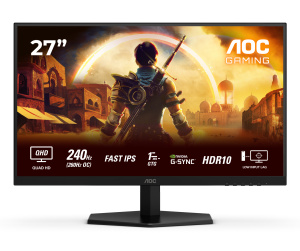 AOC G4 Q27G42ZE écran plat de PC 68,6 cm (27") 2560 x 1440 pixels Quad HD LCD Noir, Rouge