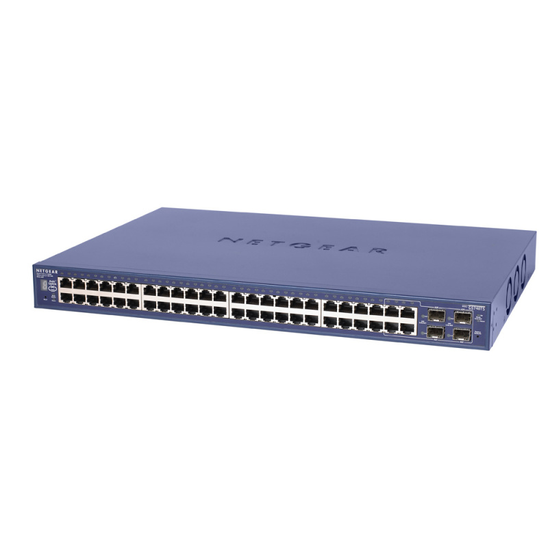 NETGEAR GS748TS-100EUS commutateur réseau Non-géré Connexion Ethernet, supportant l'alimentation via ce port (PoE)