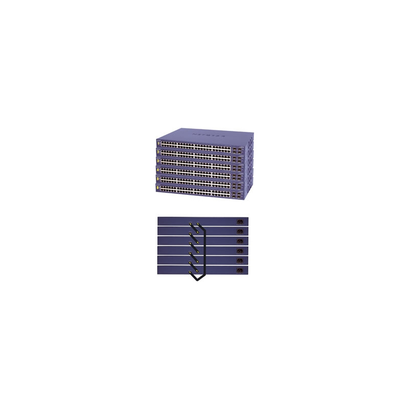 NETGEAR GS748TS-100EUS commutateur réseau Non-géré Connexion Ethernet, supportant l'alimentation via ce port (PoE)