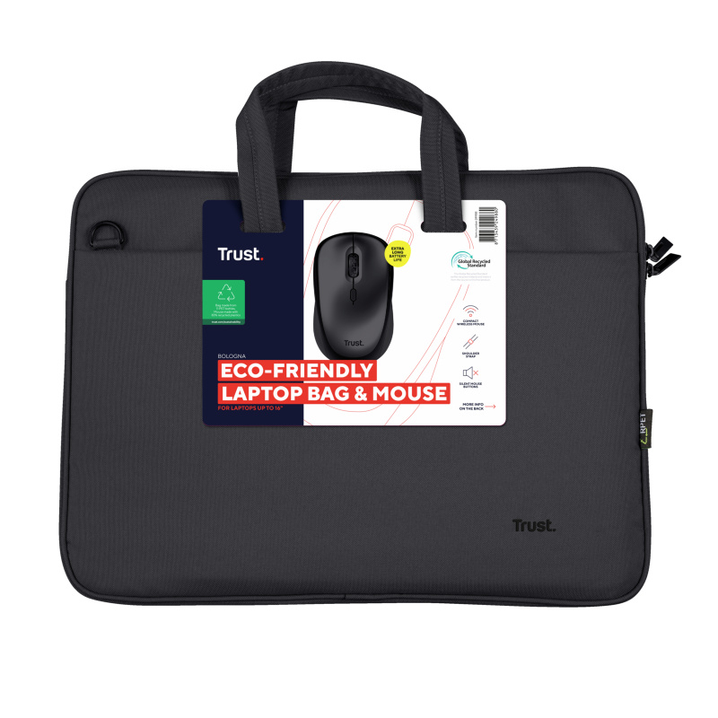 Trust Bologna 40,6 cm (16") Malette Noir