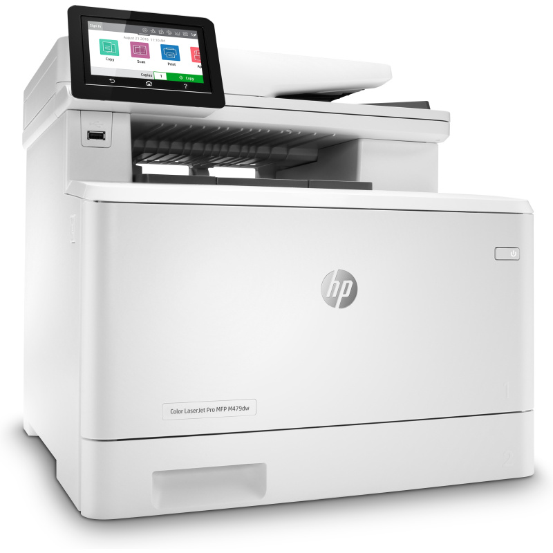 HP Color LaserJet Pro Imprimante multifonction M479dw, Couleur, Imprimante pour Impression, copie, numérisation, e-mail, Impression recto-verso; Numérisation vers e-mail/PDF; Chargeur automatique de documents de 50 feuilles