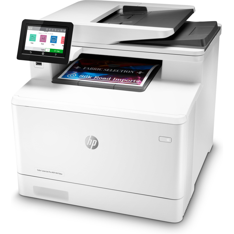 HP Color LaserJet Pro Imprimante multifonction M479dw, Couleur, Imprimante pour Impression, copie, numérisation, e-mail, Impression recto-verso; Numérisation vers e-mail/PDF; Chargeur automatique de documents de 50 feuilles