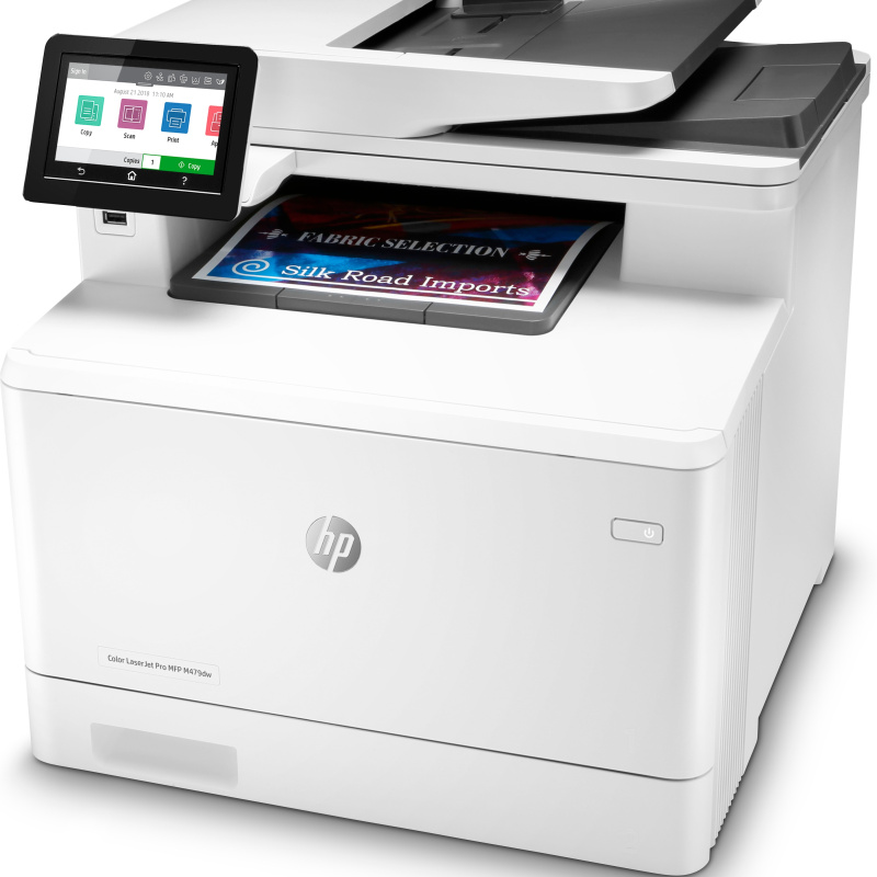 HP Color LaserJet Pro Imprimante multifonction M479dw, Couleur, Imprimante pour Impression, copie, numérisation, e-mail, Impression recto-verso; Numérisation vers e-mail/PDF; Chargeur automatique de documents de 50 feuilles