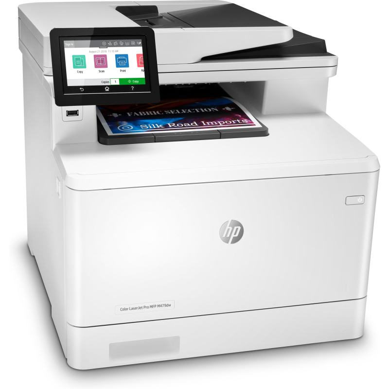HP Color LaserJet Pro Imprimante multifonction M479dw, Couleur, Imprimante pour Impression, copie, numérisation, e-mail, Impression recto-verso; Numérisation vers e-mail/PDF; Chargeur automatique de documents de 50 feuilles