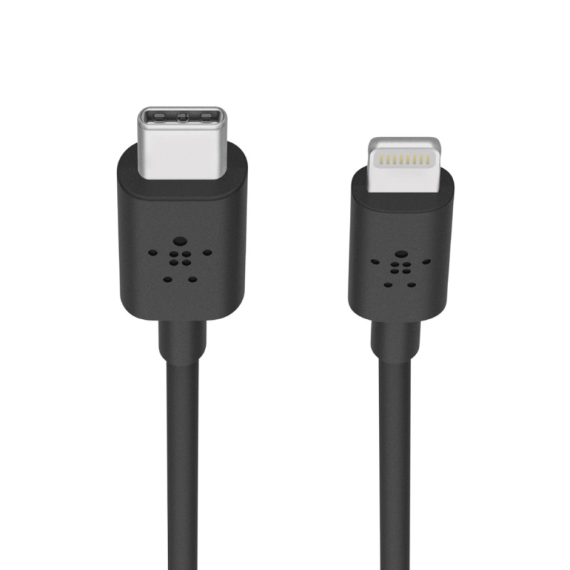 Belkin F8J239BT04-BLK câble Lightning 1,2 m Noir
