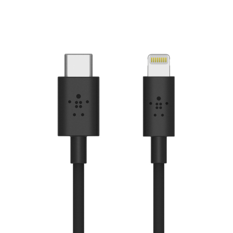 Belkin F8J239BT04-BLK câble Lightning 1,2 m Noir