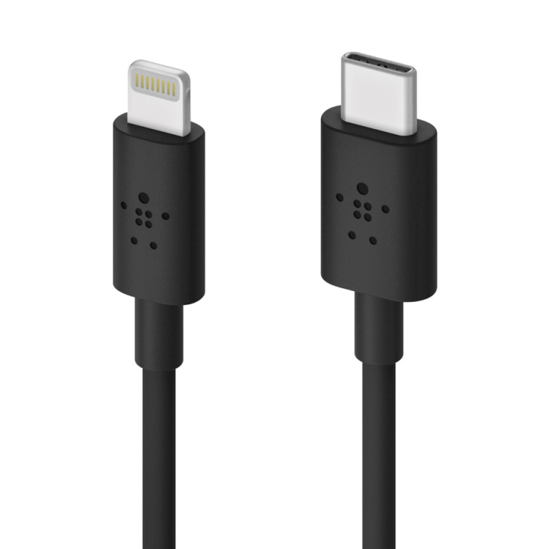 Belkin F8J239BT04-BLK câble Lightning 1,2 m Noir
