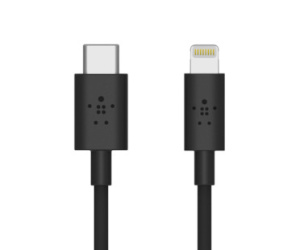 Belkin F8J239BT04-BLK câble Lightning 1,2 m Noir