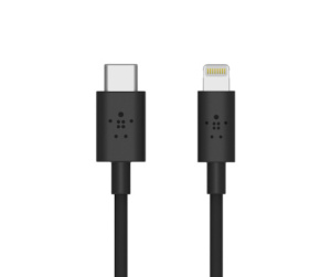 Belkin F8J239BT04-BLK câble Lightning 1,2 m Noir