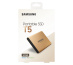 Samsung T5 500 Go USB Type-C 3.2 Gen 2 (3.1 Gen 2) Or