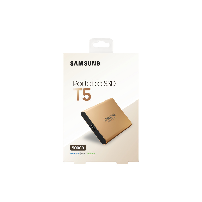 Samsung T5 500 Go USB Type-C 3.2 Gen 2 (3.1 Gen 2) Or