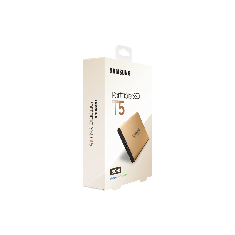 Samsung T5 500 Go USB Type-C 3.2 Gen 2 (3.1 Gen 2) Or