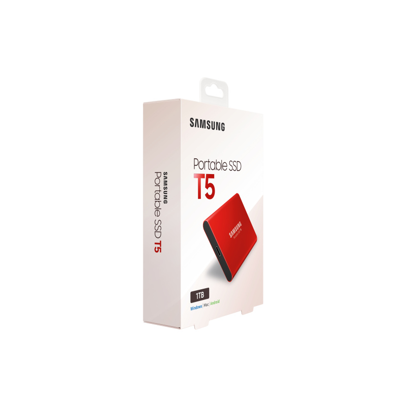 Samsung T5 1 To USB Type-C 3.2 Gen 2 (3.1 Gen 2) Rouge
