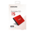 Samsung T5 500 Go USB Type-C 3.2 Gen 2 (3.1 Gen 2) Rouge