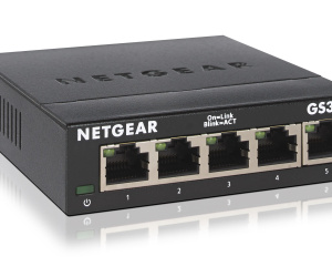 NETGEAR GS305 Non-géré L2 Gigabit Ethernet (10/100/1000) Noir