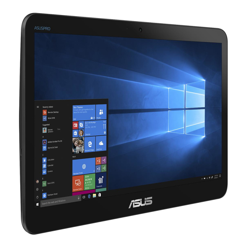 ASUS A41GAT-BD045R Intel® Pentium® Silver N5000 39,6 cm (15.6") 1366 x 768 pixels Écran tactile PC All-in-One 8 Go DDR4-SDRAM 256 Go SSD Windows 10 Pro Wi-Fi 5 (802.11ac) Noir