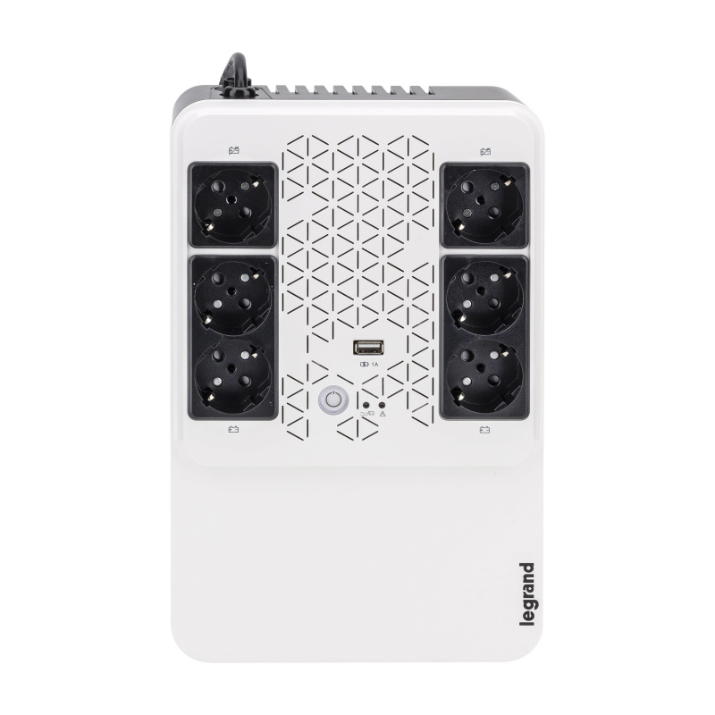 Legrand Keor ASI MULTIPLUG 800 FR alimentation d'énergie non interruptible Interactivité de ligne 0,8 kVA 480 W 6 sortie(s) CA