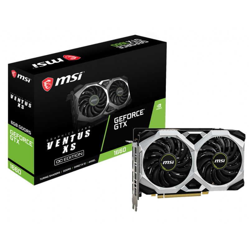 MSI V379-013R carte graphique NVIDIA GeForce GTX 1660 6 Go GDDR5