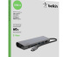 Belkin F4U092BTSGY station d'accueil USB 3.2 Gen 1 (3.1 Gen 1) Type-C Gris