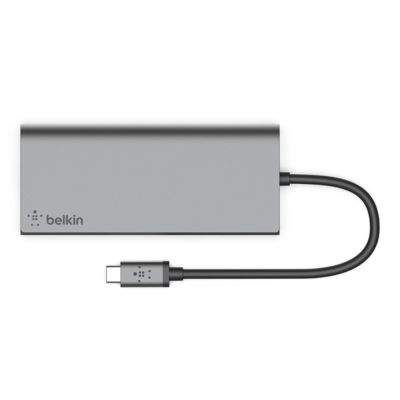 Belkin F4U092BTSGY station d'accueil USB 3.2 Gen 1 (3.1 Gen 1) Type-C Gris