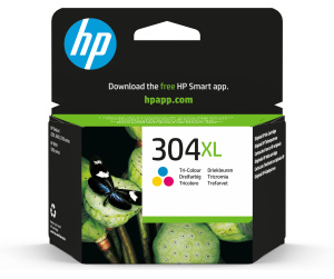 HP 304XL Cartouche d’encre trois couleurs grande capacité authentique