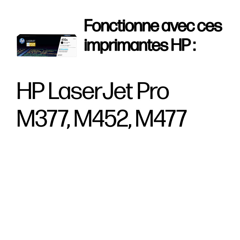 HP 410A toner LaserJet noir authentique