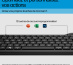 HP INC. clavier Universel RF sans fil + Bluetooth Noir