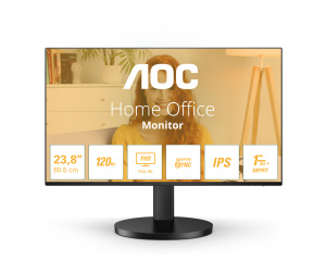 AOC 24B3HA2 écran plat de PC 60,5 cm (23.8") 1920 x 1080 pixels Full HD LED Noir