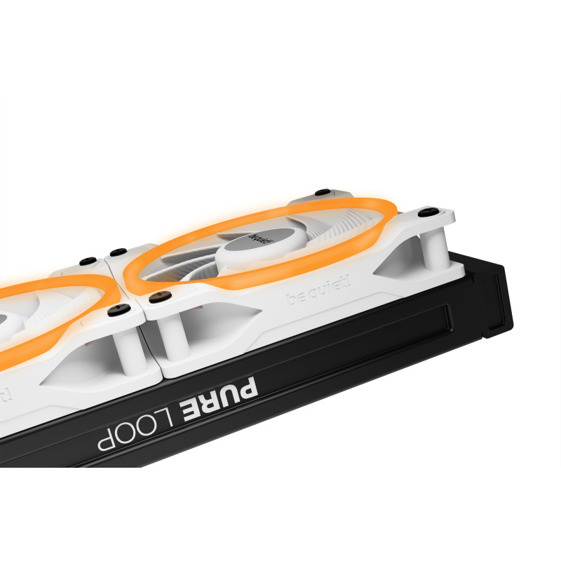 be quiet! Light Wings 120 mm PWM | Ventilateur PC ARGB high-speed White, Pack de 3