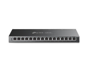 TP-Link TL-SG116P commutateur réseau Non-géré Gigabit Ethernet (10/100/1000) Connexion Ethernet, supportant l'alimentation via ce port (PoE) Noir