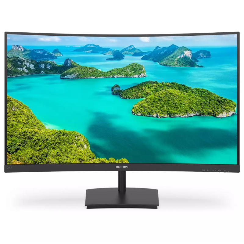 Philips E Line 241E1SC/00 écran plat de PC 59,9 cm (23.6") 1920 x 1080 pixels Full HD LED Noir