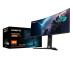 GIGABYTE Moniteur de jeu courbé OLED WQHD MO34WQC 34" - 3440 x 1440, 175Hz, 0.03ms, KVM, 250 cd/m², FreeSync Premium Pro, DisplayHDR True Black 400, HDMI 2.1, Displayport 1.4