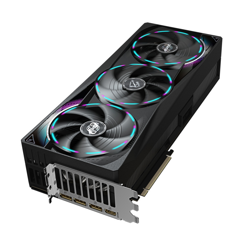 GIGABYTE AORUS GeForce RTX 5090 MASTER 32G Carte Graphique - 32 Go GDDR7, 512 bits, PCI-E 5.0, 2655MHz Fréquence du Cœur, 3 x DP 2.1a, 1 x HDMI 2.1b, GV-N5090AORUS M-32GD