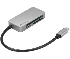 Sandberg 136-38 lecteur de carte mémoire USB 3.2 Gen 1 (3.1 Gen 1) Type-C Noir
