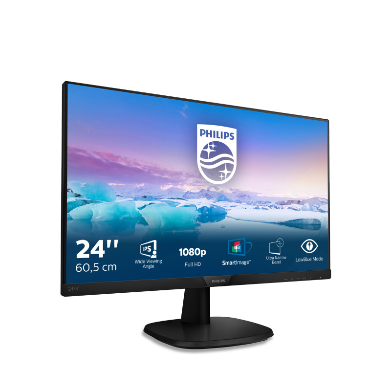Philips V Line Moniteur LCD Full HD 243V7QJABF/00