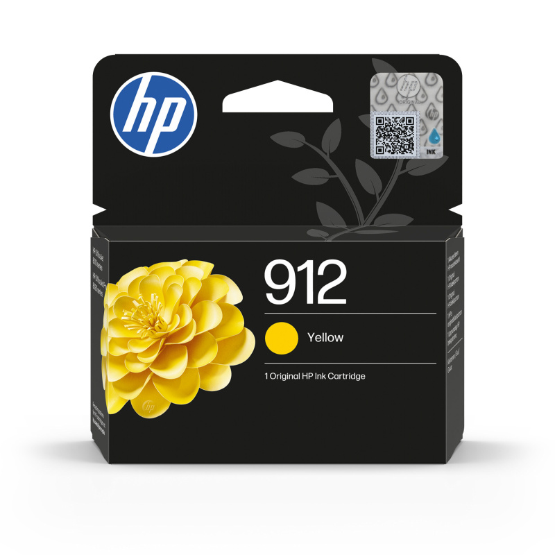 HP 912 Cartouche d'encre jaune authentique