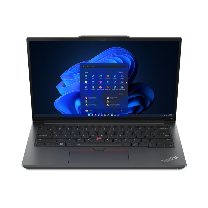 Lenovo ThinkPad E14 Gen 5 (Intel) Intel® Core™ i5 i5-1335U Ordinateur portable 35,6 cm (14") WUXGA 16 Go DDR4-SDRAM 512 Go SSD Wi-Fi 6 (802.11ax) Windows 11 Pro Français Graphite, Noir