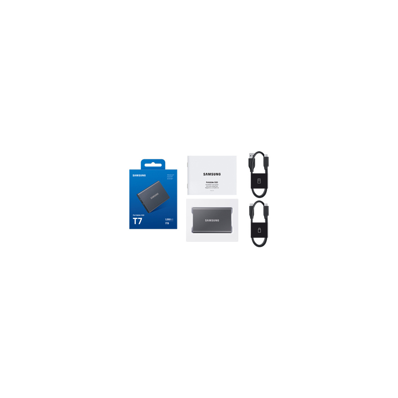 Samsung SSD externe T7 USB 3.2 4 To (Gris)