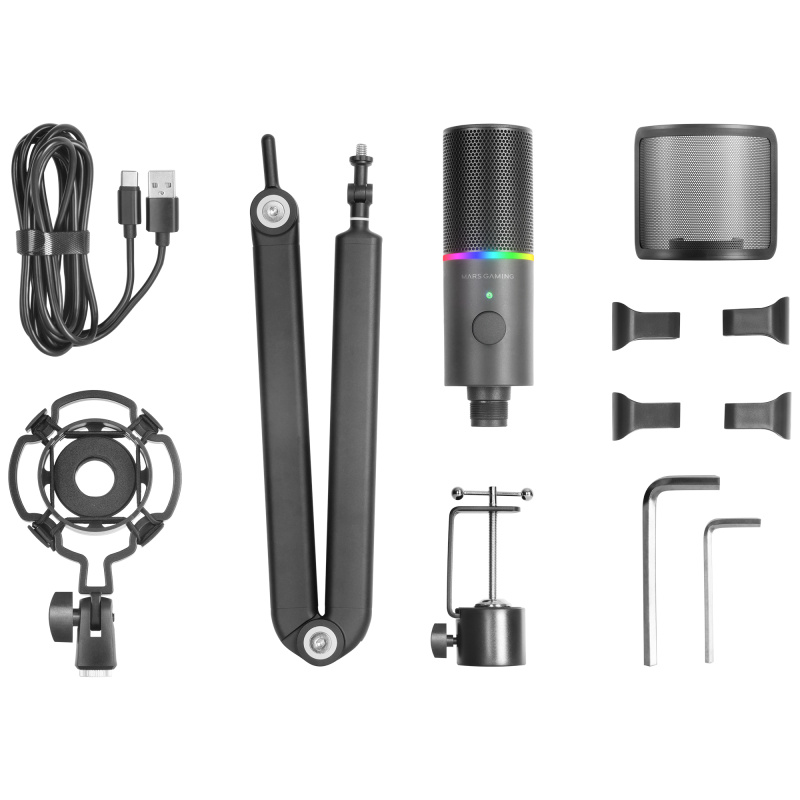 Mars Gaming MMIC-XT Noir Microphone de studio