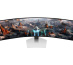 Samsung G93SC écran plat de PC 124,5 cm (49") 5120 x 1440 pixels Dual QHD OLED Argent
