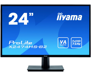 iiyama ProLite X2474HS-B2 écran plat de PC 59,9 cm (23.6") 1920 x 1080 pixels Full HD LED Noir