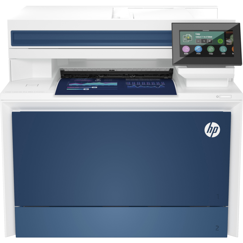 HP Imprimante multifonction Color LaserJet Pro 4303fdn, Couleur, Imprimante pour Petites/moyennes entreprises, Impression, copie, scan, fax, Imprimer depuis un téléphone ou une tablette; Chargeur automatique de documents; Impression recto-verso; Numé...