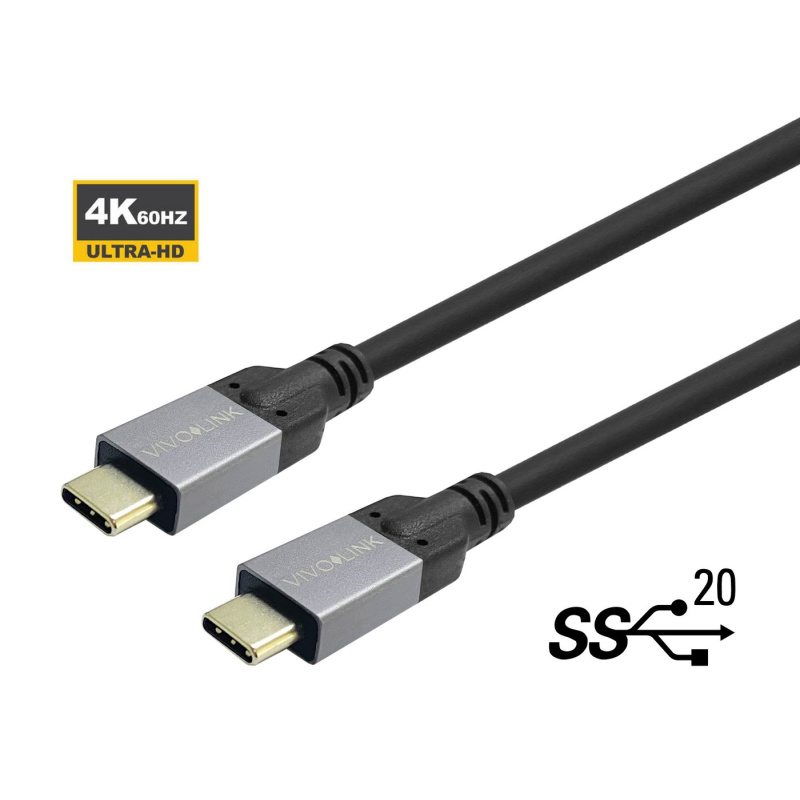 Vivolink PROUSBCMM5 câble USB 5 m USB 3.2 Gen 2 (3.1 Gen 2) USB C Noir