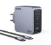 Ugreen Nexode Pro 160W GaN Charger with USB-C Cable Universel Noir, Gris Secteur Charge rapide Intérieure
