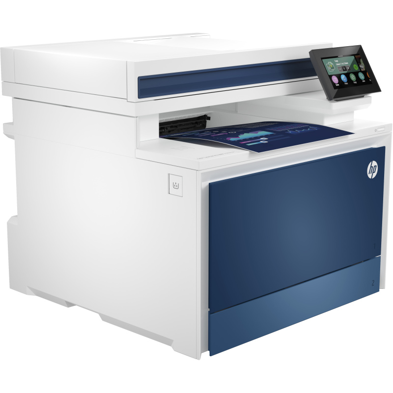 HP Imprimante multifonction Color LaserJet Pro 4303fdn, Couleur, Imprimante pour Petites/moyennes entreprises, Impression, copie, scan, fax, Imprimer depuis un téléphone ou une tablette; Chargeur automatique de documents; Impression recto-verso; Numé...